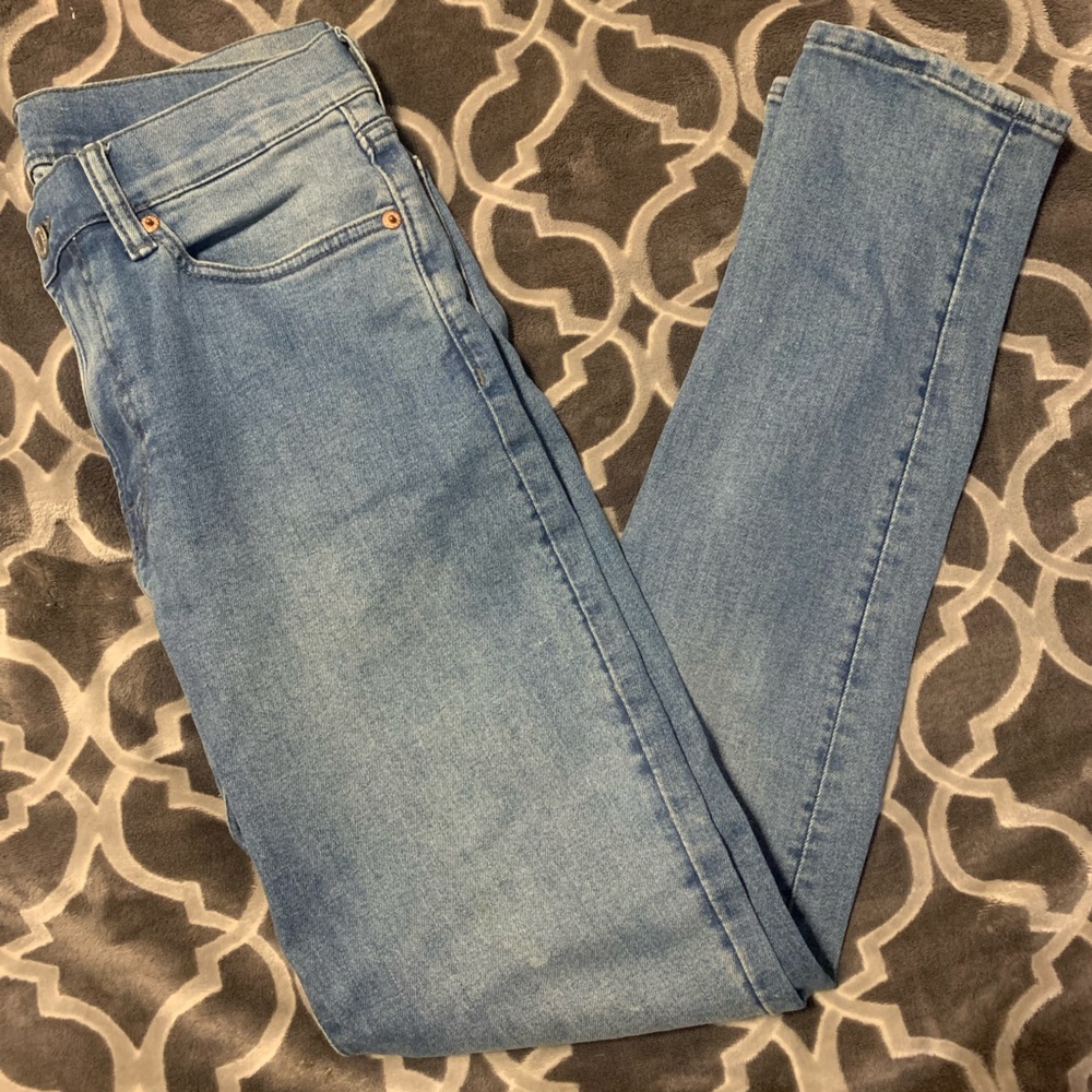 Blue Straight leg Jeans